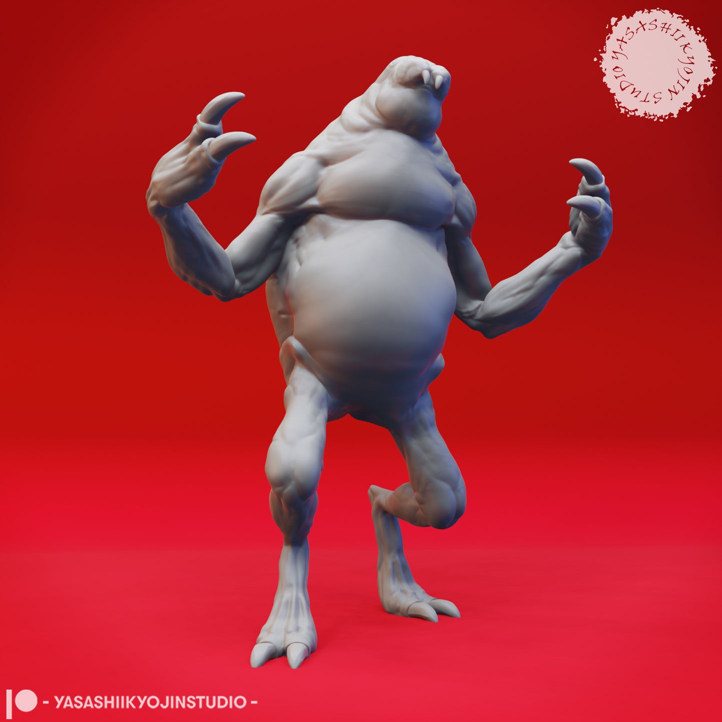 Ettercap - Screaming - 3D Printed Mini for Tabletop Gaming, Dungeons and Dragons, Pathfinder, Kings of War and other RPG's