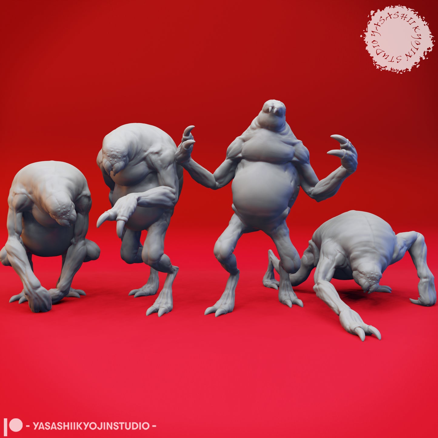 Ettercap Cluster - Bundle - 3D Printed Mini for Tabletop Gaming, Dungeons and Dragons, Pathfinder, Kings of War and other RPG's