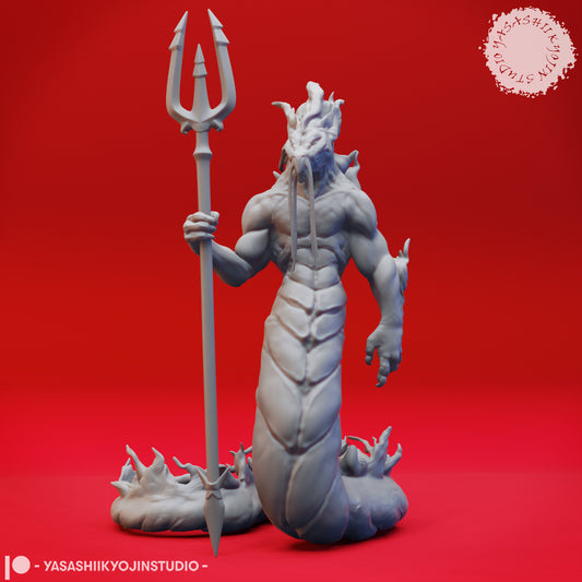 Flame Salamander - Guard - Tabletop Miniature STL