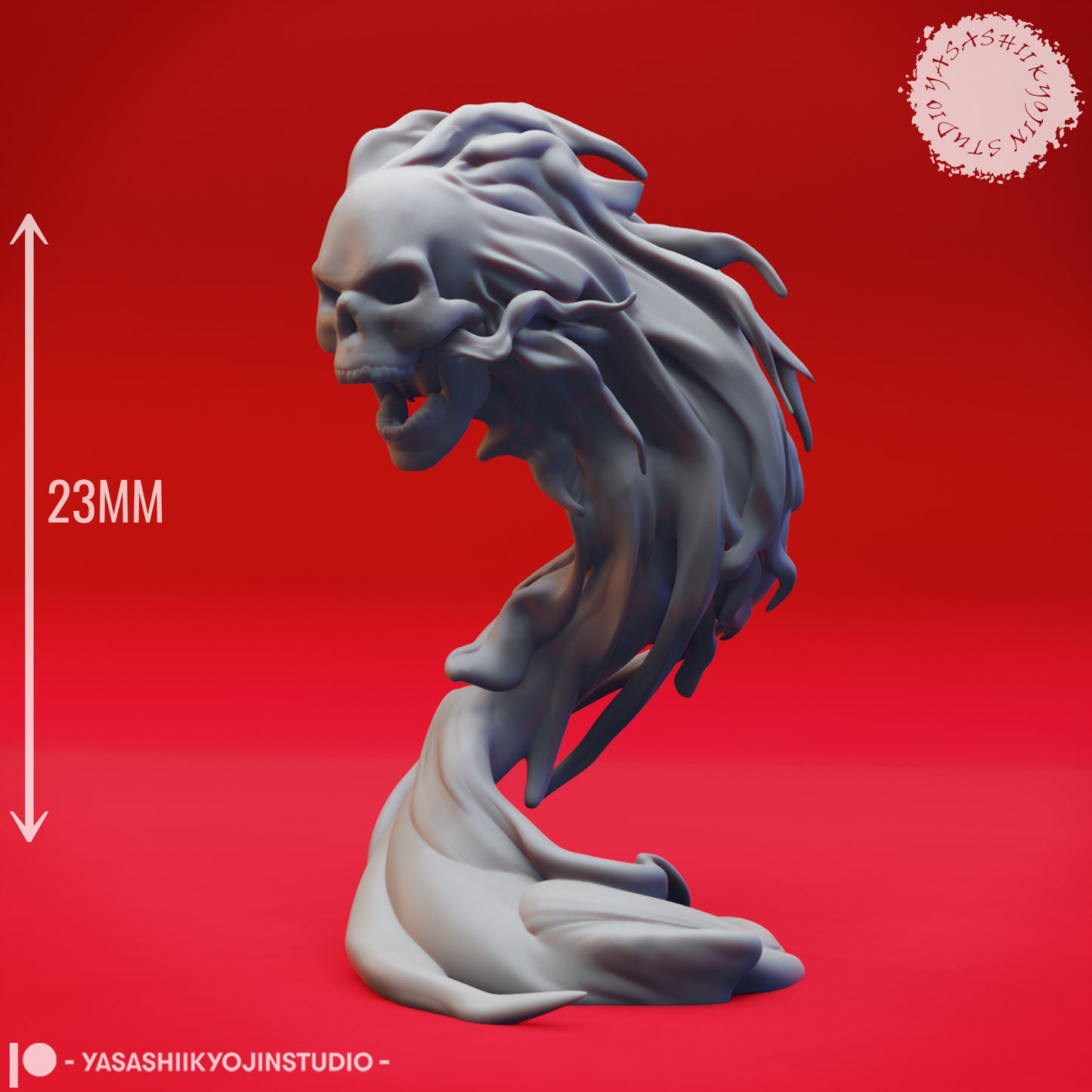 Flameskulls - Bundle - 3D Printed Mini for Tabletop Gaming, Dungeons and Dragons, Pathfinder, Kings of War and other RPG's