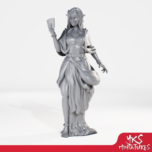 Fortune Teller - NPC - 3D Printed Mini for Tabletop Gaming, Dungeons and Dragons, Pathfinder, Kings of War and other RPG's
