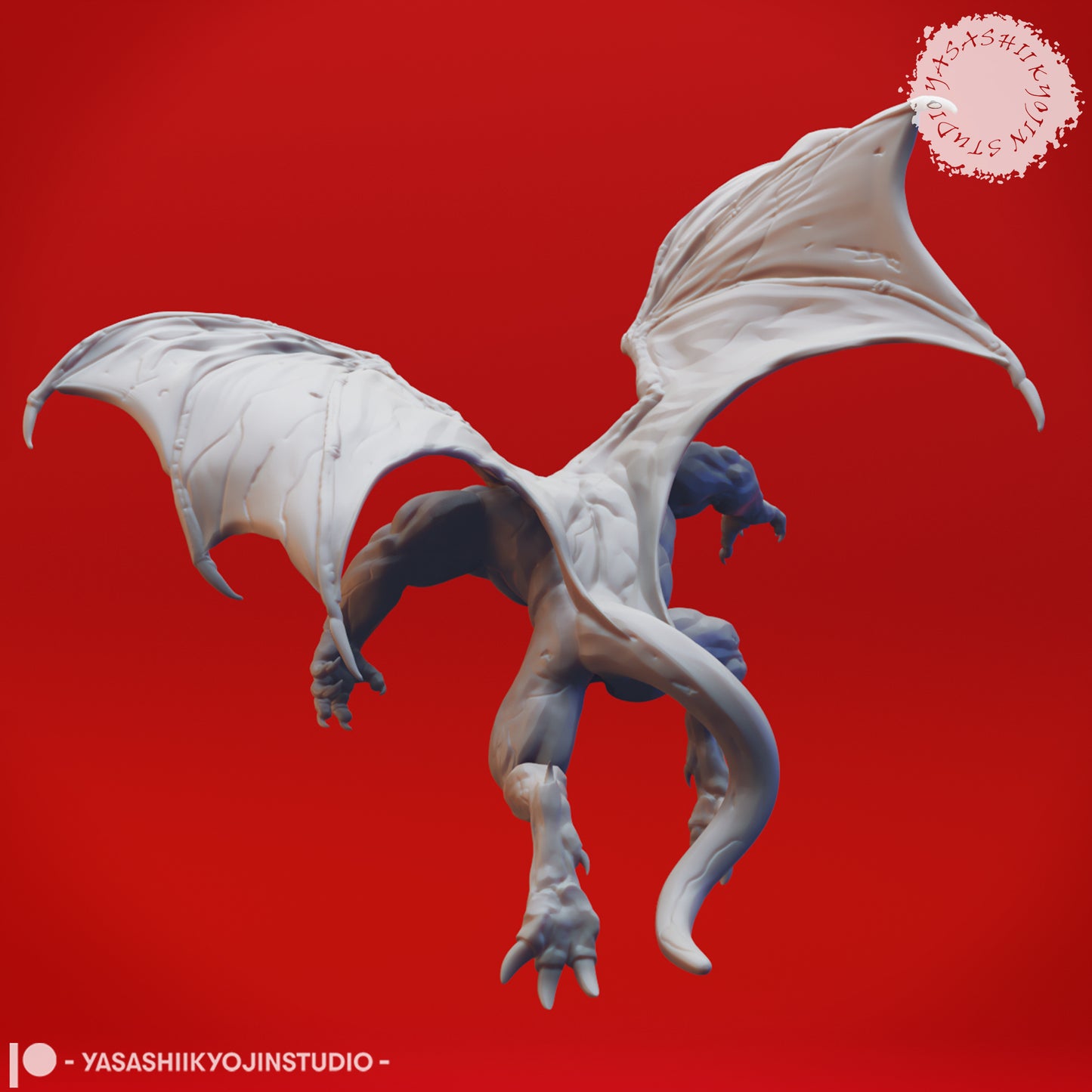 Gargoyle - Flying - Tabletop Miniature (Pre-Supported)