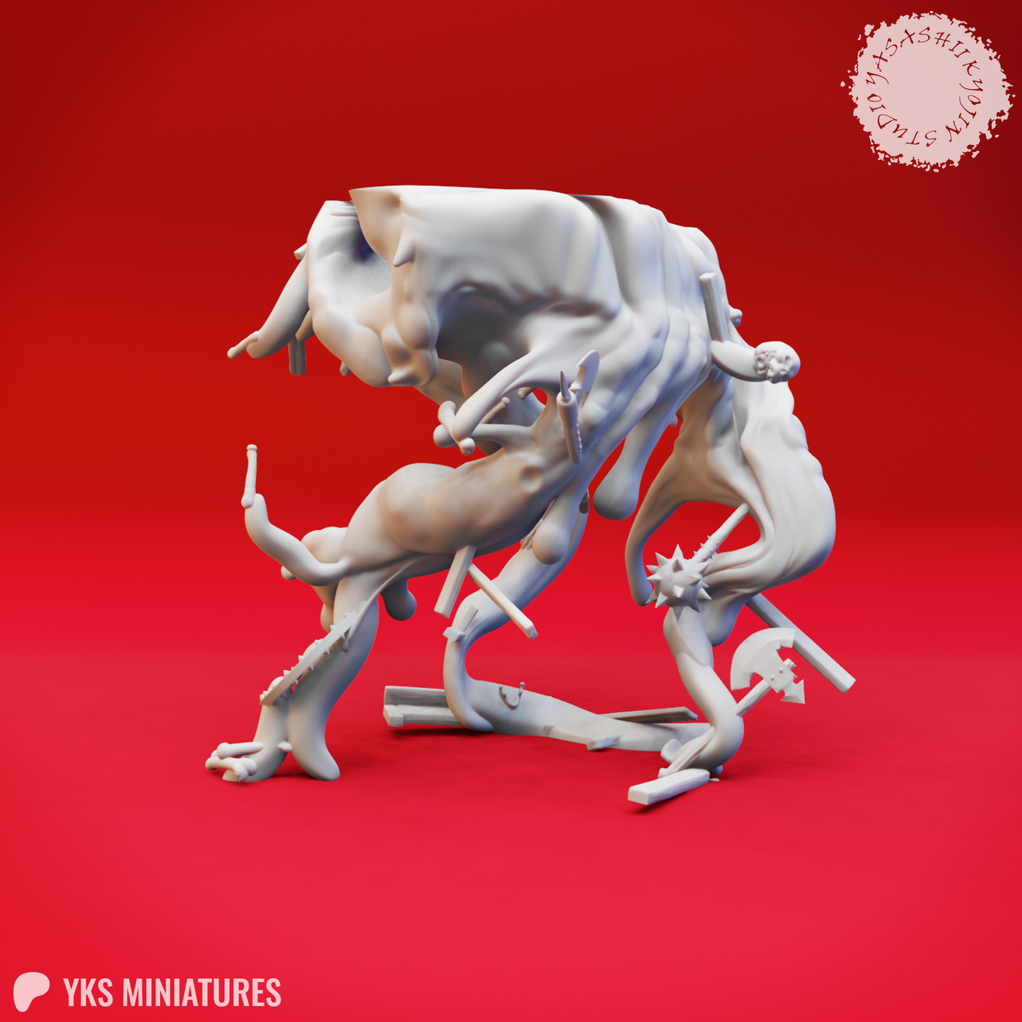 Gelatinous Cube - 3D Printed Mini for Tabletop Gaming, Dungeons and Dragons, Pathfinder, Kings of War and other RPG's