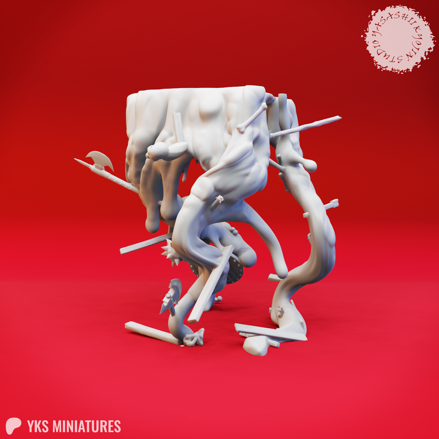 Gelatinous Cube - 3D Printed Mini for Tabletop Gaming, Dungeons and Dragons, Pathfinder, Kings of War and other RPG's