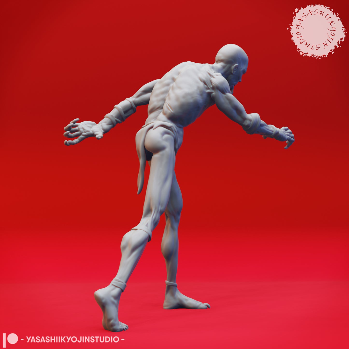 Ghoul - Reaching - Tabletop Miniature STL