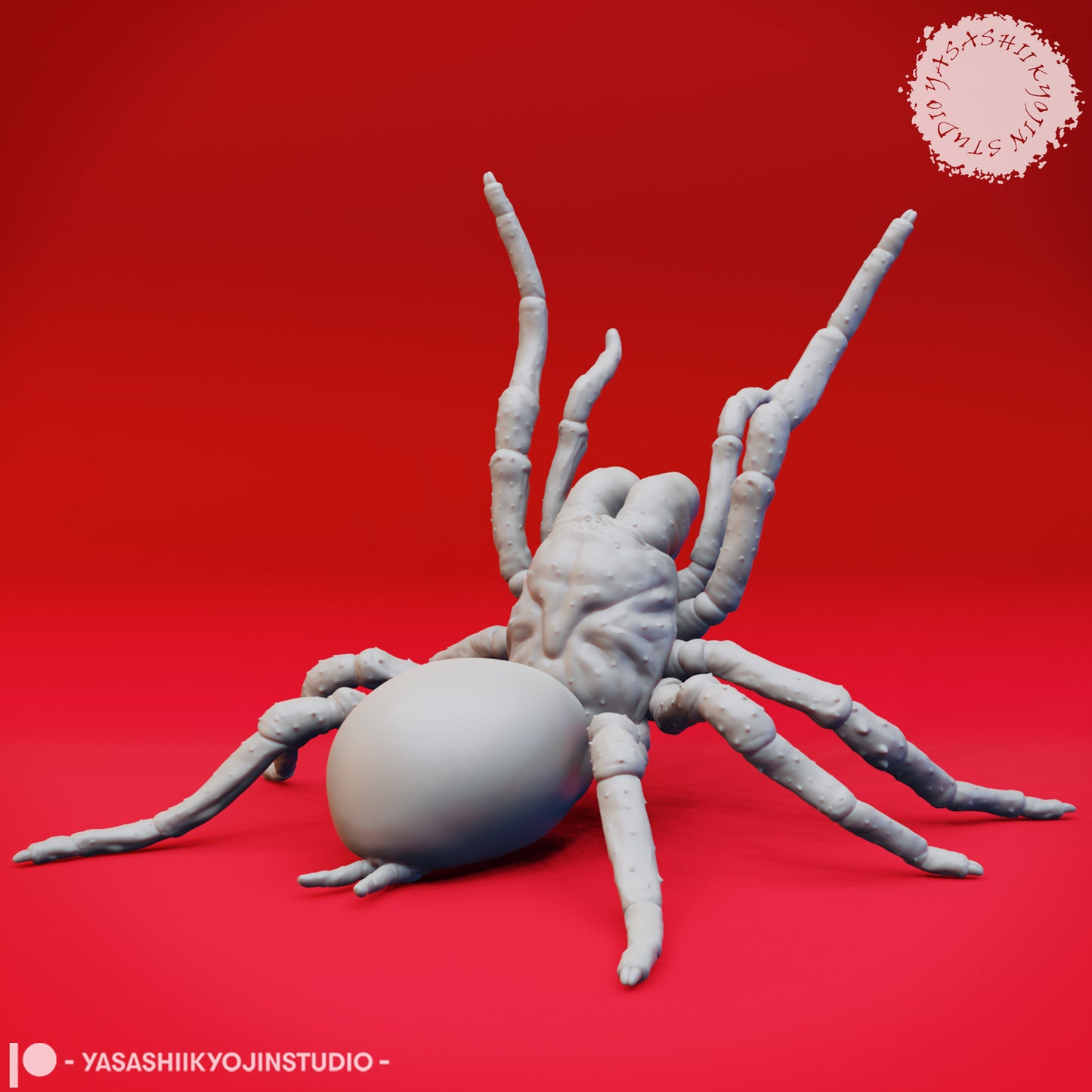 Giant Spider - Rearing - Tabletop Miniature (Pre-Supported STL)
