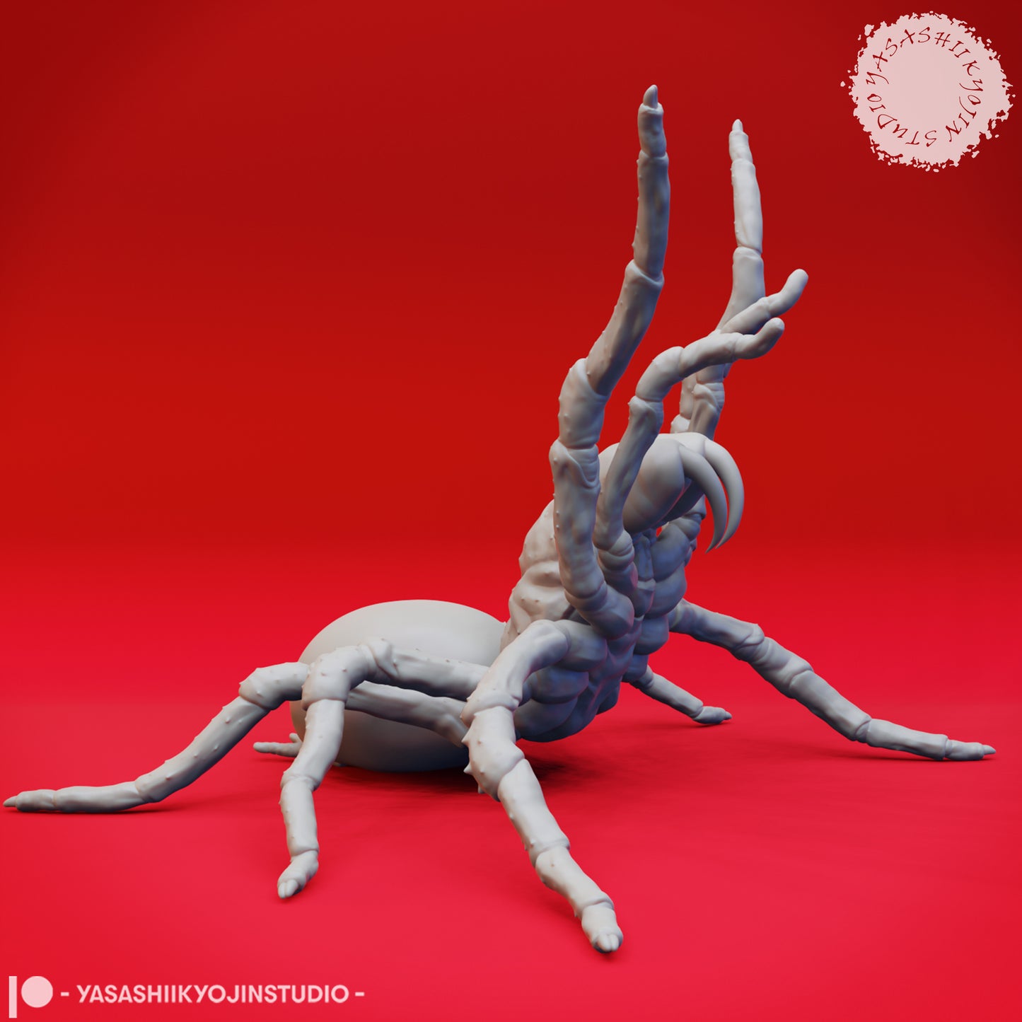 Giant Spider - Rearing - Tabletop Miniature (Pre-Supported STL)
