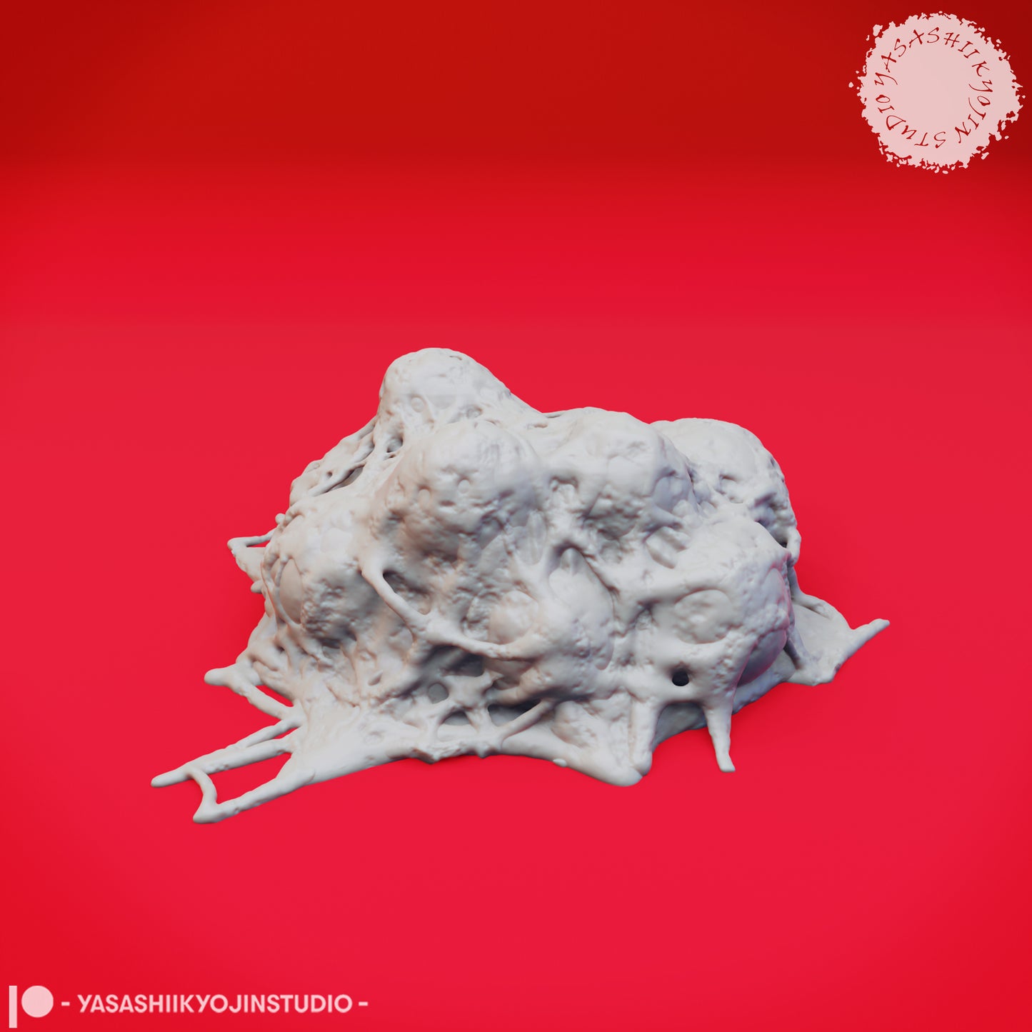 Giant Spider - Egg Sack - 3D Printed Mini for Tabletop Gaming, Dungeons and Dragons, Pathfinder, Kings of War and other RPG's
