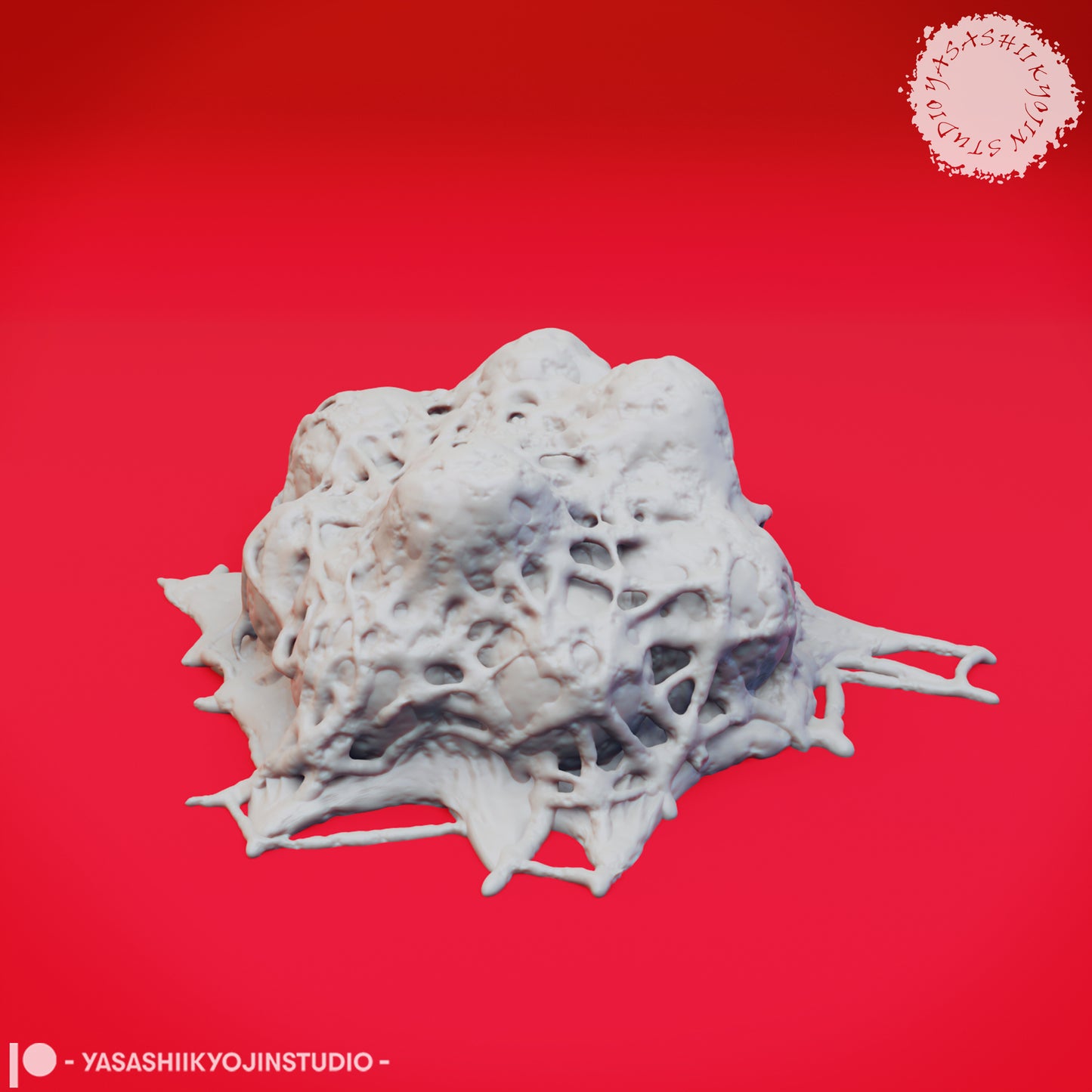 Giant Spider - Egg Sack - 3D Printed Mini for Tabletop Gaming, Dungeons and Dragons, Pathfinder, Kings of War and other RPG's