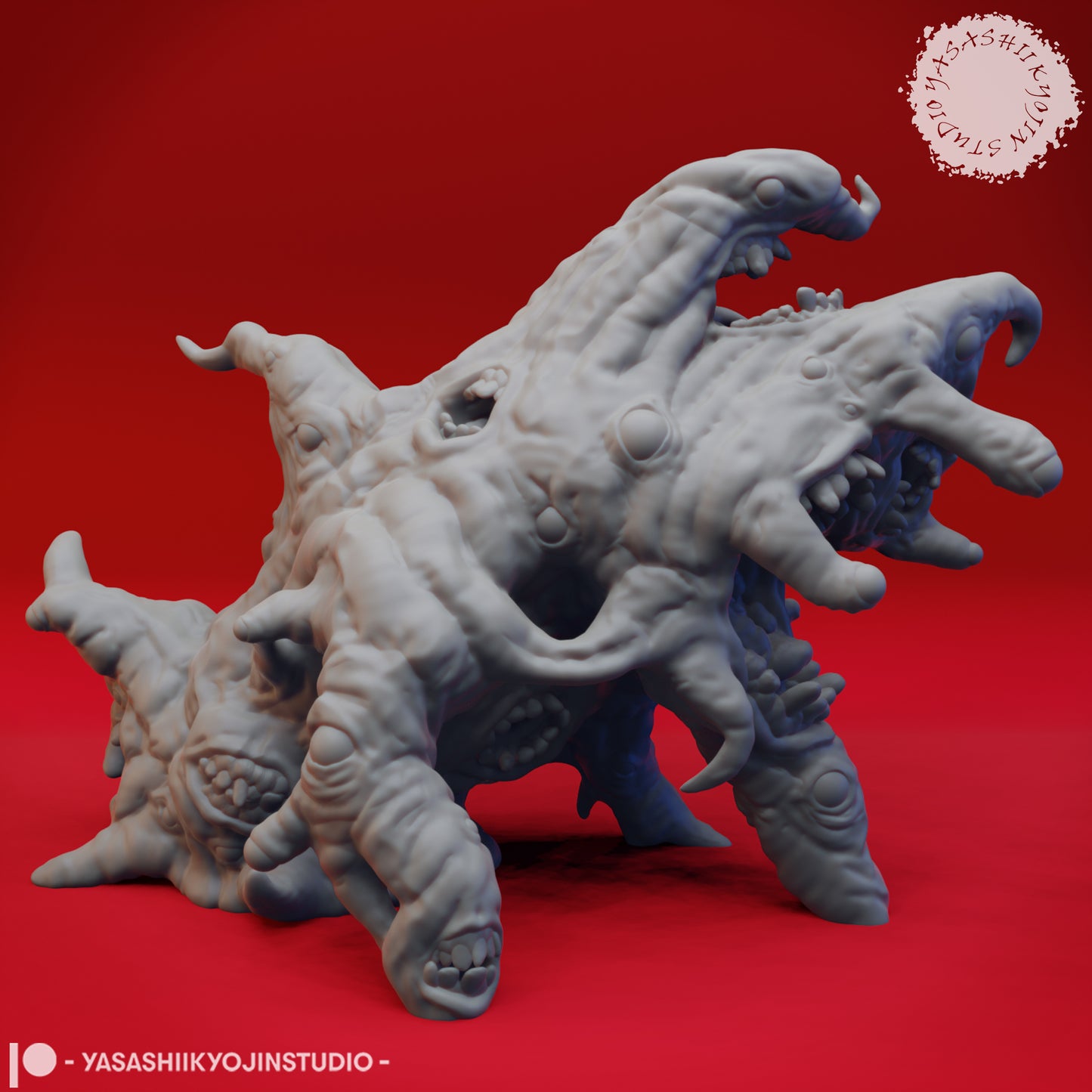 Gibbering Mouther - 3D Printed Mini for Tabletop Gaming, Dungeons and Dragons, Pathfinder, Kings of War and other RPG's