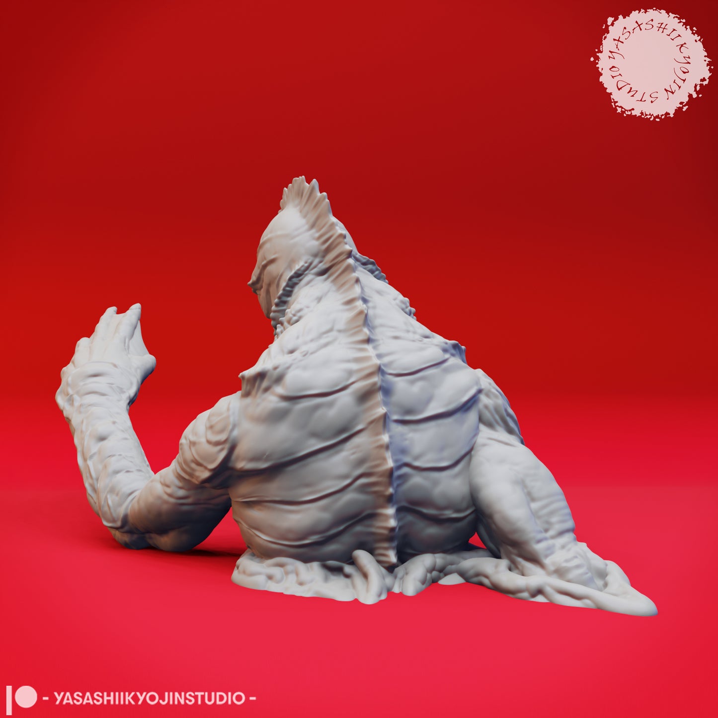 Gill-man - Bust - 3D Printed Bust for Tabletop Gaming, Dungeons and Dragons, Pathfinder, Kings of War and other RPG's