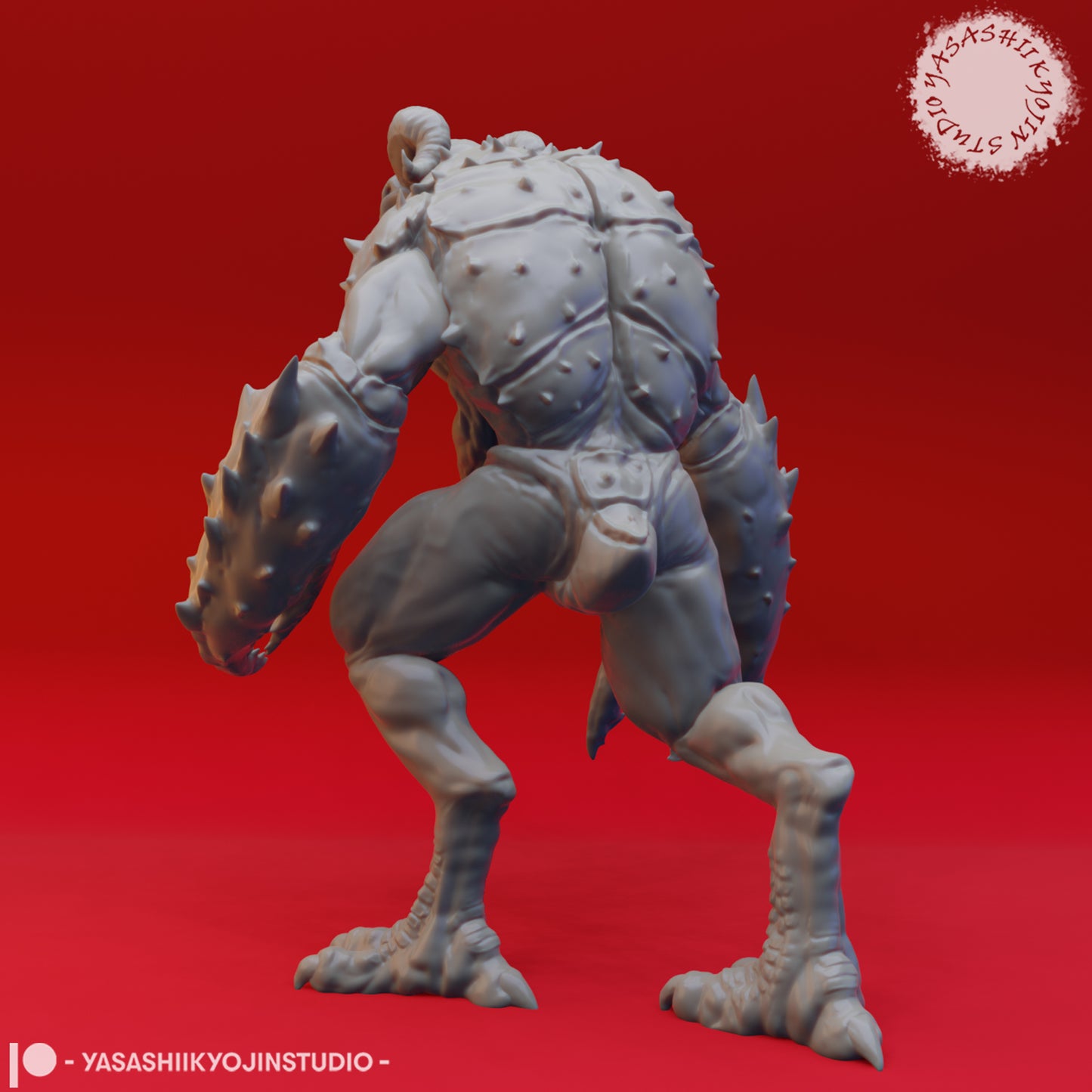 Glabrezu - 3D Printed Mini for Tabletop Gaming, Dungeons and Dragons, Pathfinder, Kings of War and other RPG's