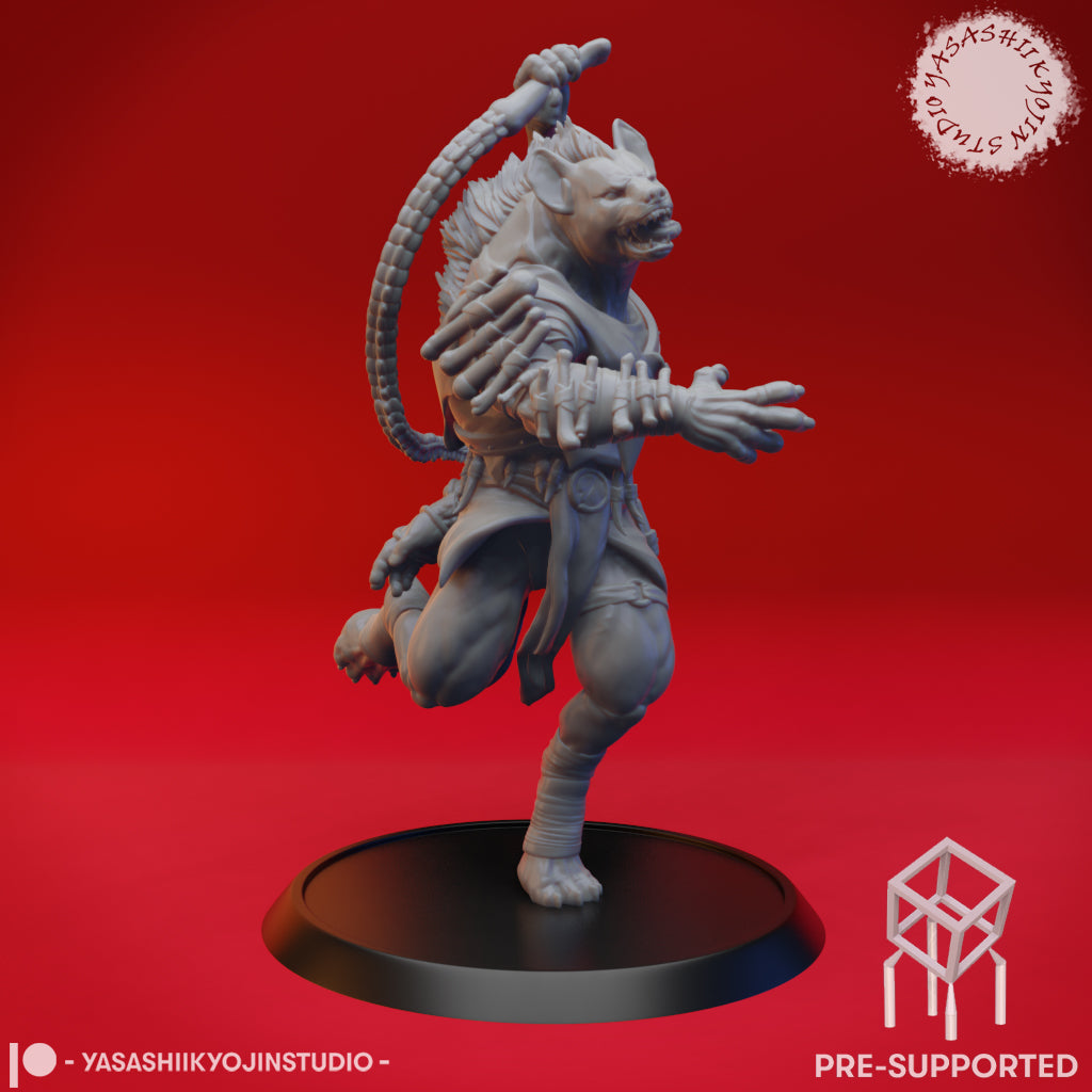 Gnoll Warband - Tabletop Miniatures (Pre-Supported STL)