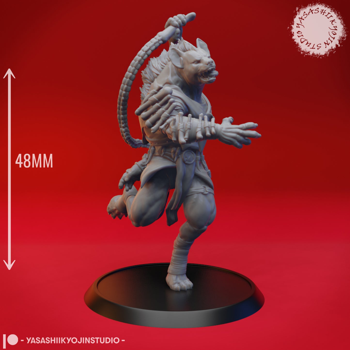 Gnoll Warband - Bundle - 3D Printed Minis for Tabletop Gaming, Dungeons and Dragons, Pathfinder, Kings of War and other RPG's