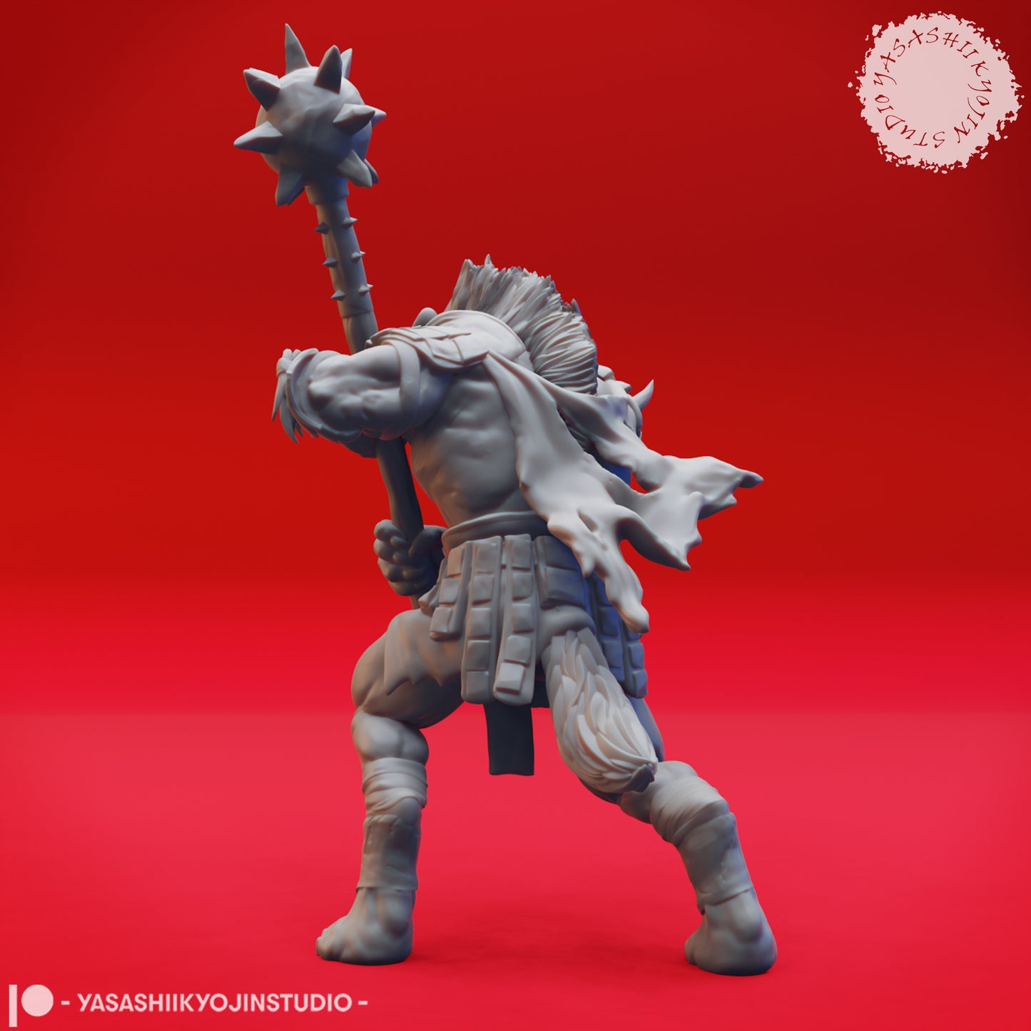 Gnoll - Warchief - Tabletop Miniature (Pre-Supported STL)