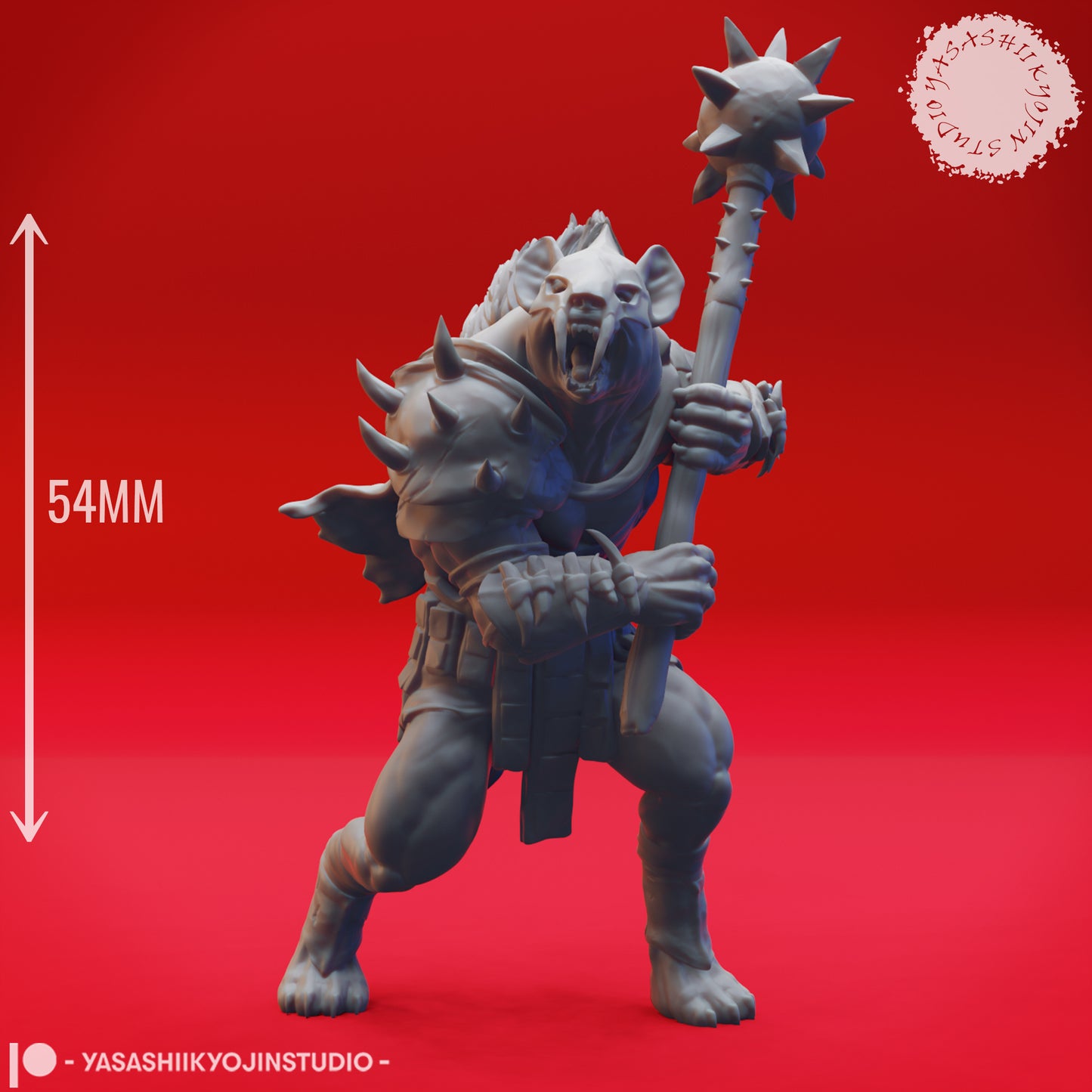 Gnoll Warband - Bundle - 3D Printed Minis for Tabletop Gaming, Dungeons and Dragons, Pathfinder, Kings of War and other RPG's