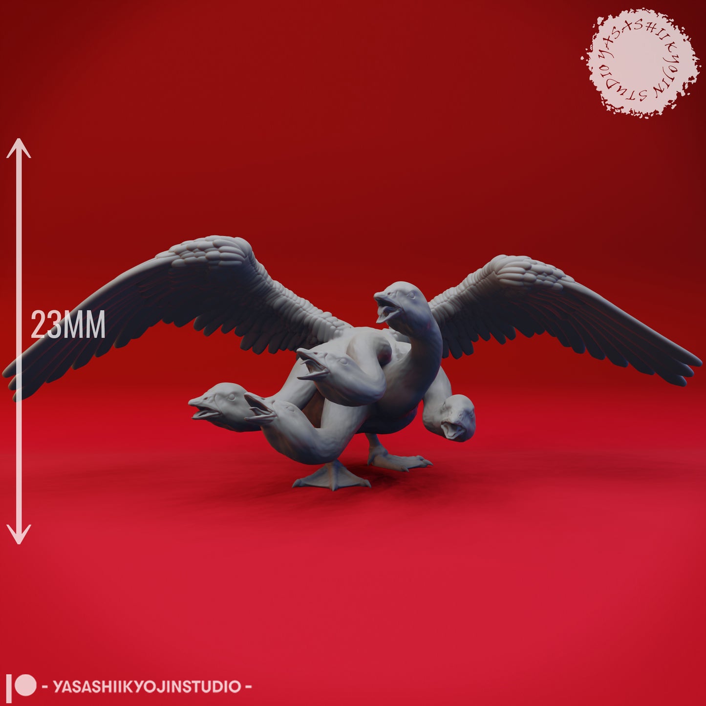 Goose Hydra Transforming - Bundle - 3D Printed Mini for Tabletop Gaming, Dungeons and Dragons, Pathfinder, Kings of War and other RPG's