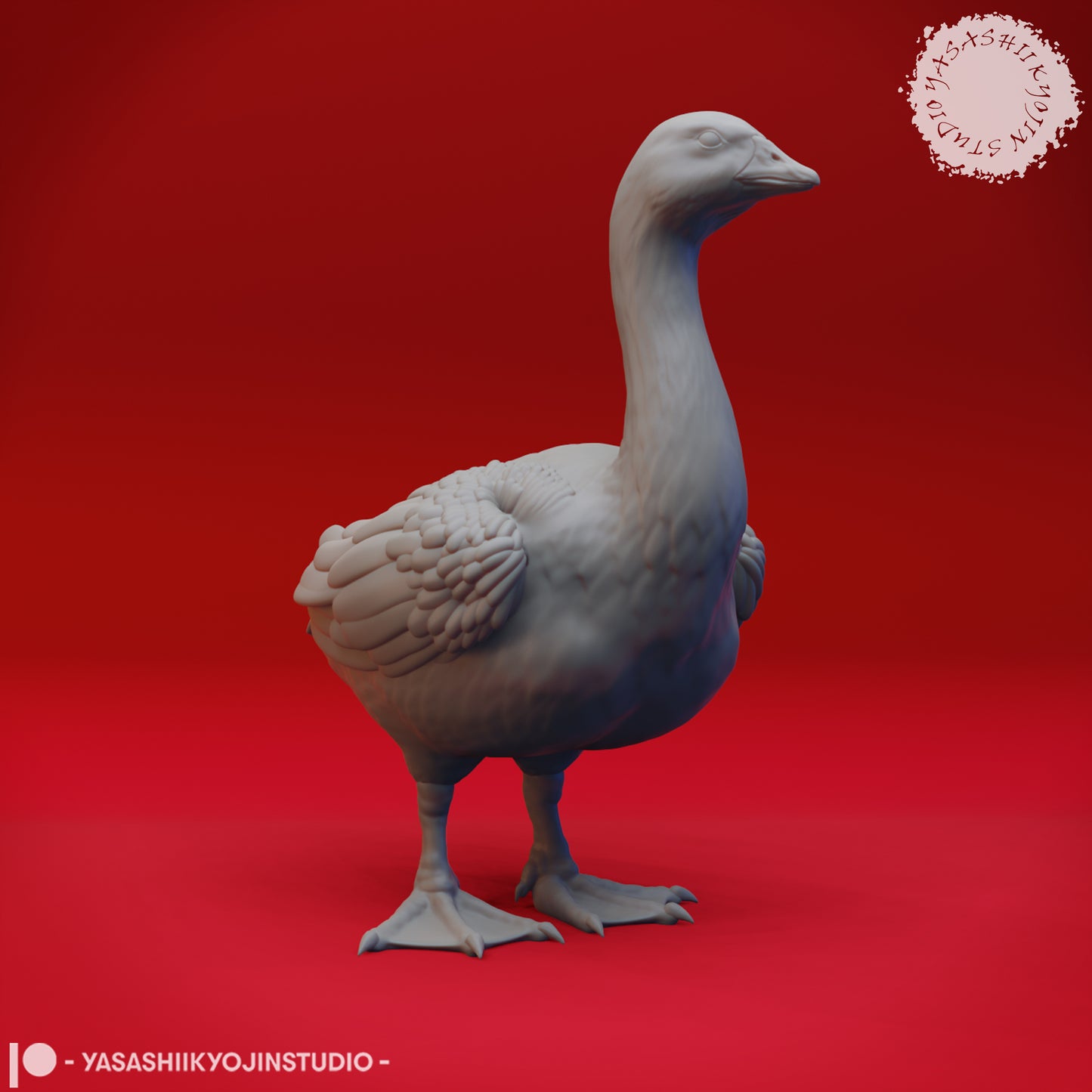 Goose  - 3D Printed Mini for Tabletop Gaming, Dungeons and Dragons, Pathfinder, Kings of War and other RPG's