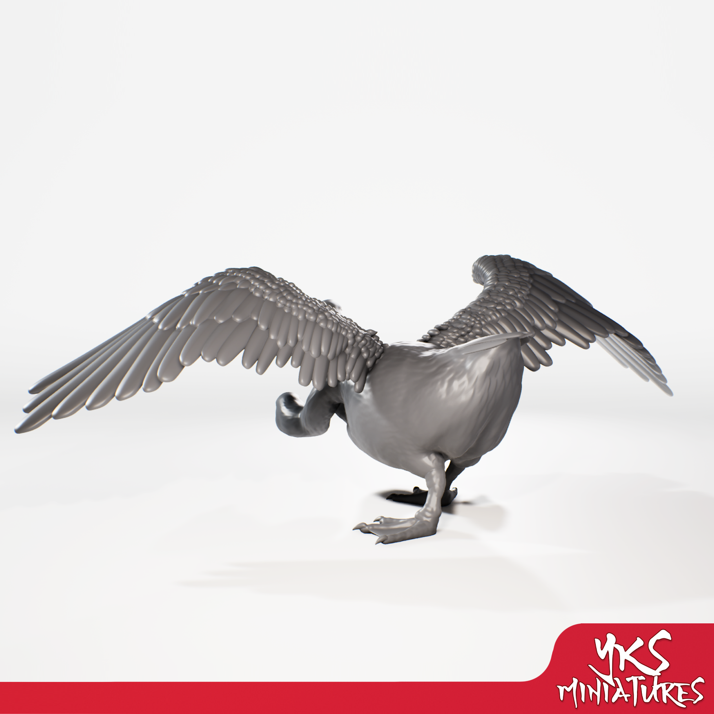 Goose Hydra - 5 Heads - 3D Printed Mini for Tabletop Gaming, Dungeons and Dragons, Pathfinder, Kings of War and other RPG's