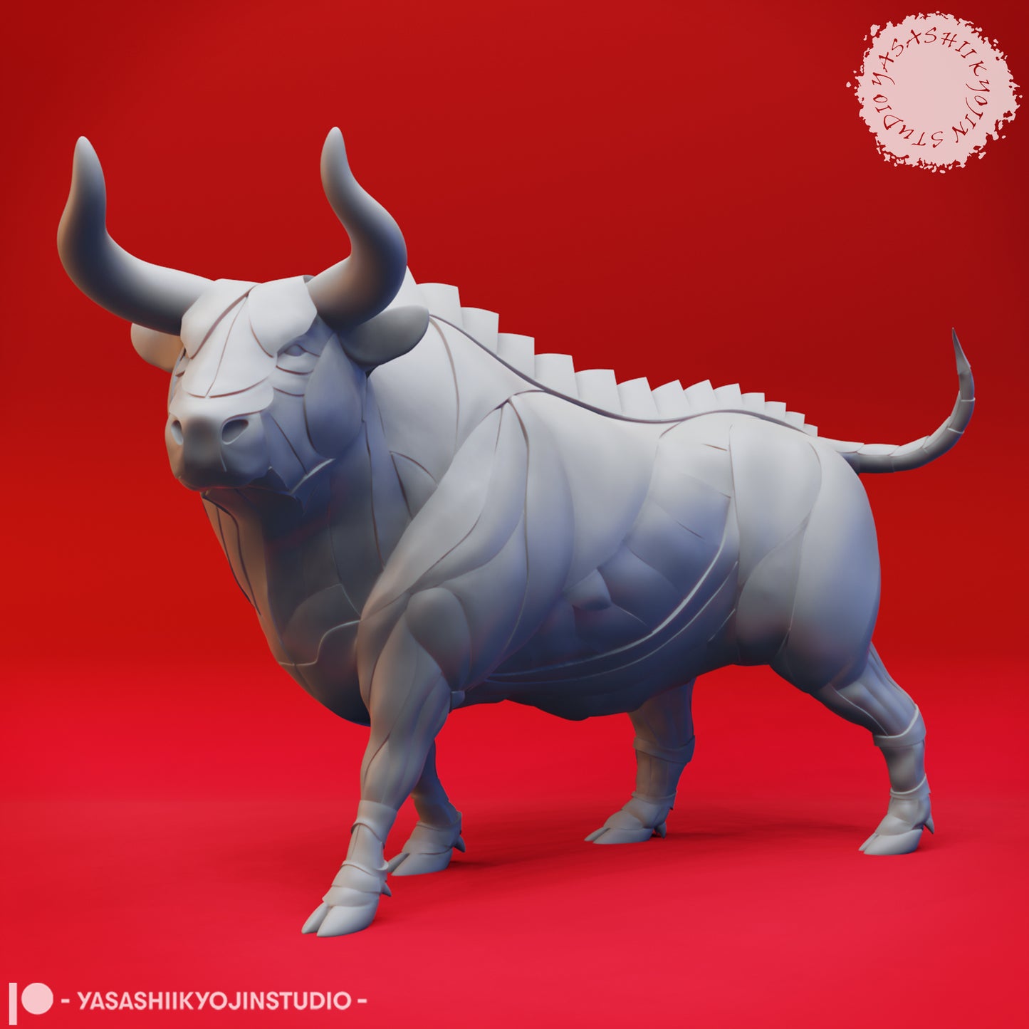 Gorgon - Alert - 3D Printed Mini for Tabletop Gaming, Dungeons and Dragons, Pathfinder, Kings of War and other RPG's
