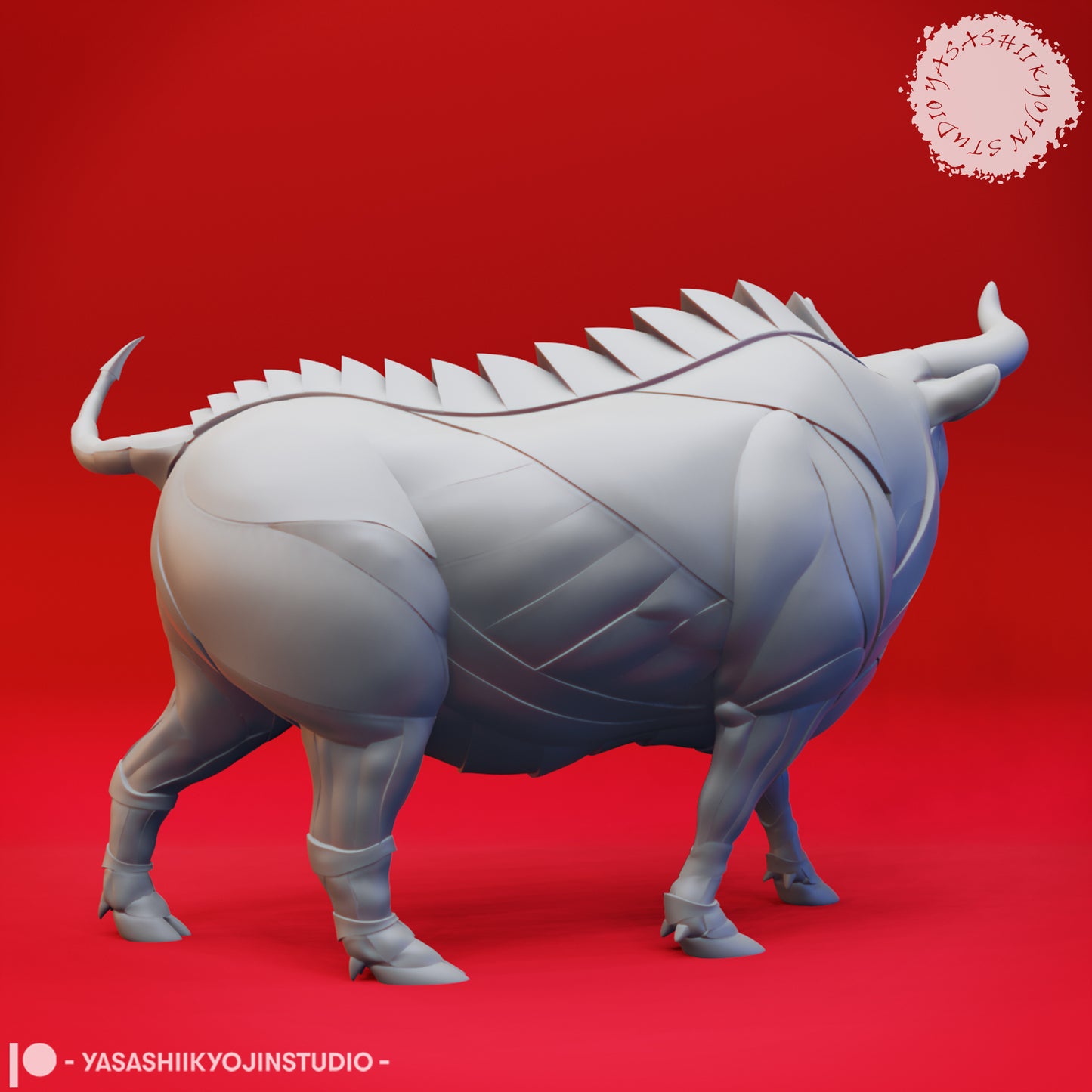Gorgon - Alert - 3D Printed Mini for Tabletop Gaming, Dungeons and Dragons, Pathfinder, Kings of War and other RPG's
