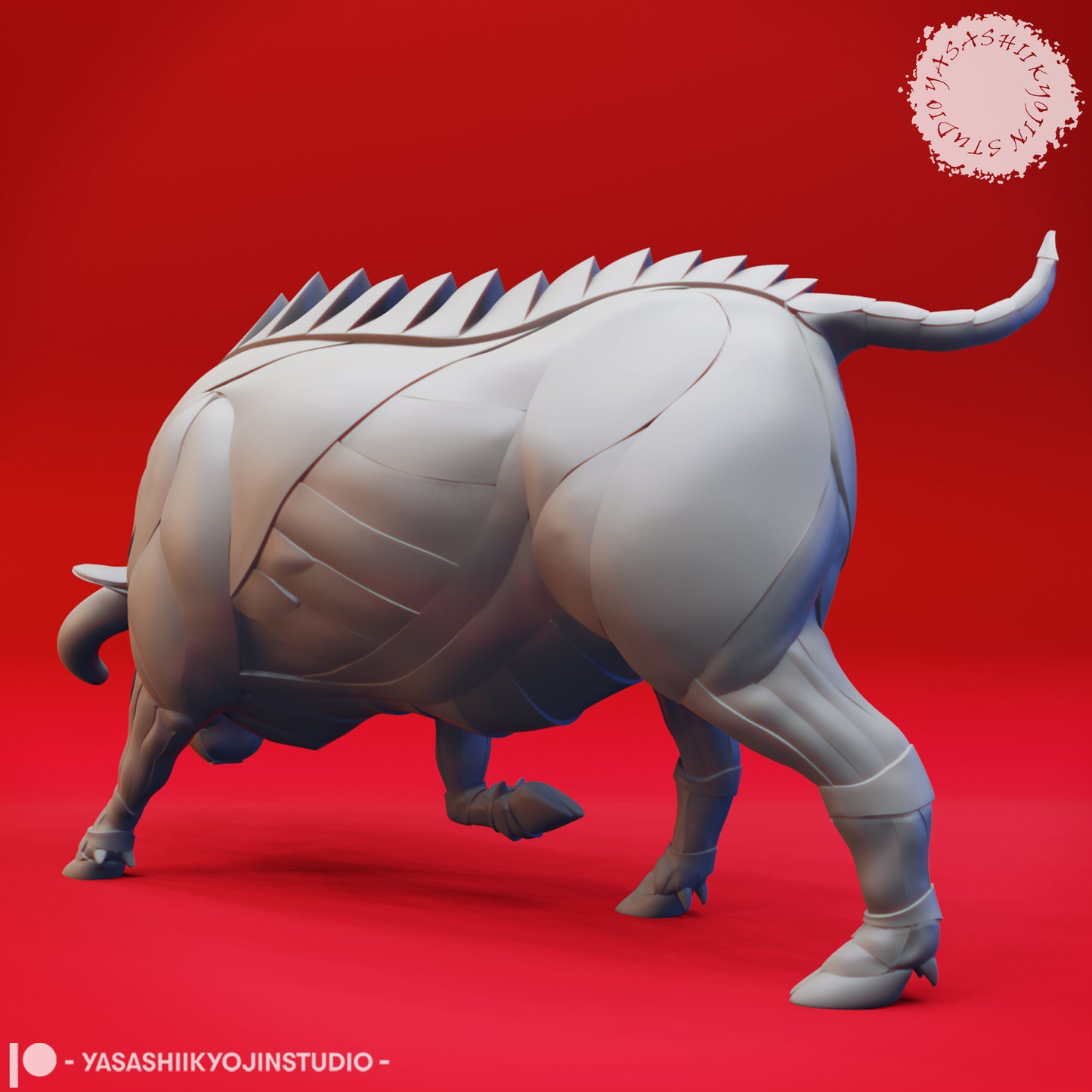 Gorgon - Charging - 3D Printed Mini for Tabletop Gaming, Dungeons and Dragons, Pathfinder, Kings of War and other RPG's
