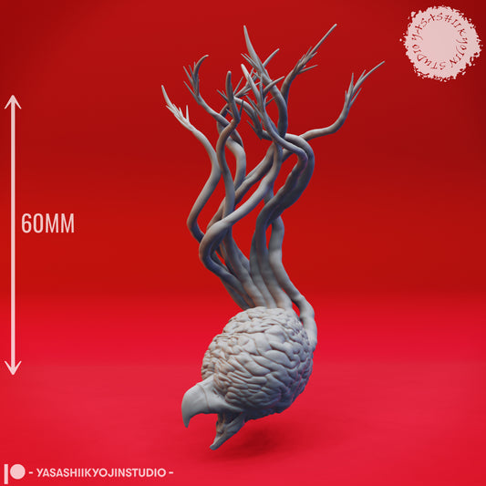 Grell - Diving - 3D Printed Mini for Tabletop Gaming, Dungeons and Dragons, Pathfinder, Kings of War and other RPG's