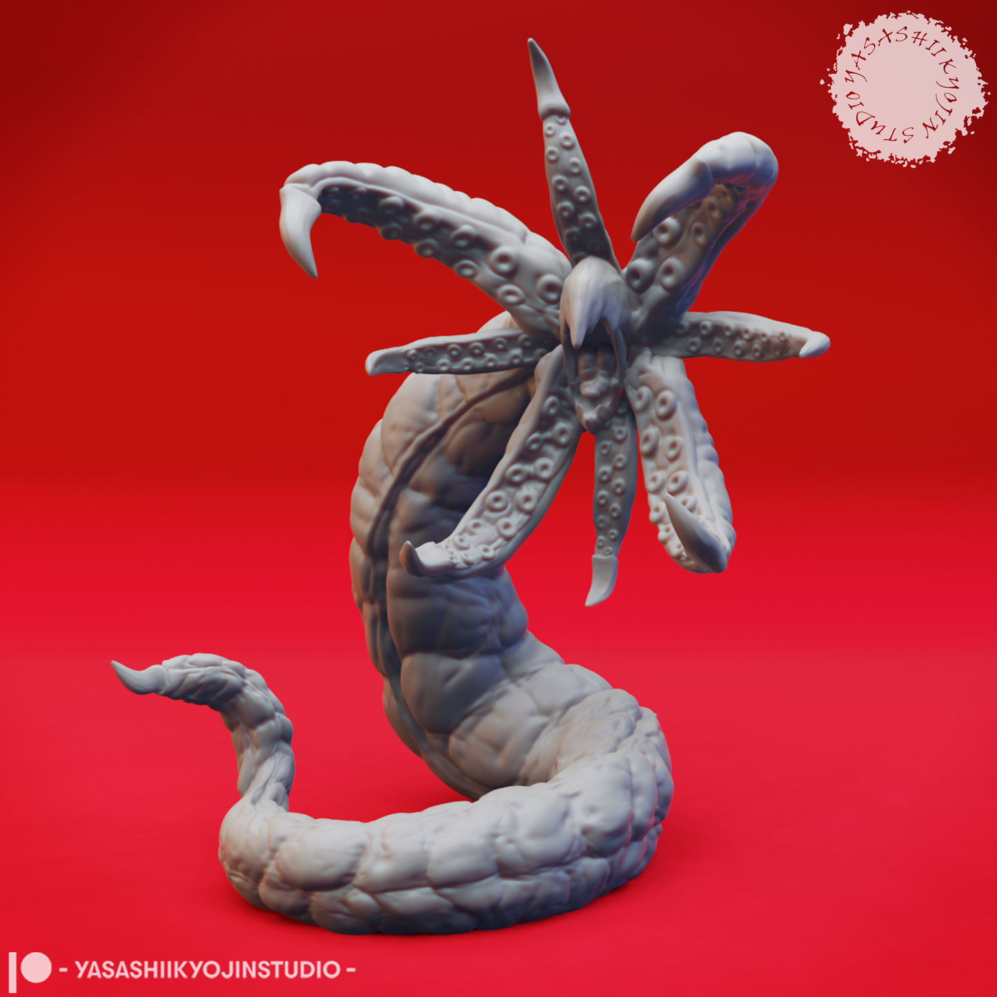 Grick Alpha - 3D Printed Mini for Tabletop Gaming, Dungeons and Dragons, Pathfinder, Kings of War and other RPG's