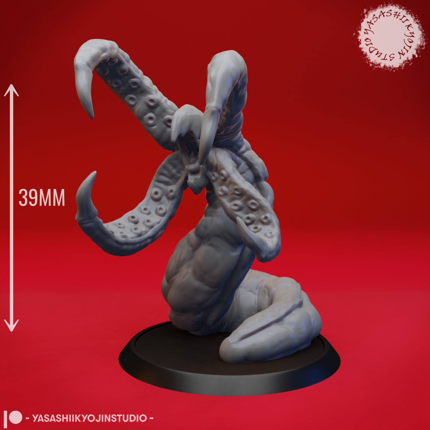 Grick - 3D Printed Mini for Tabletop Gaming, Dungeons and Dragons, Pathfinder, Kings of War and other RPG's
