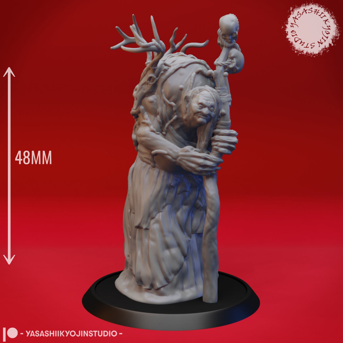 Annis Hag - 3D Printed Mini for Tabletop Gaming, Dungeons and Dragons, Pathfinder, Kings of War and other RPG's