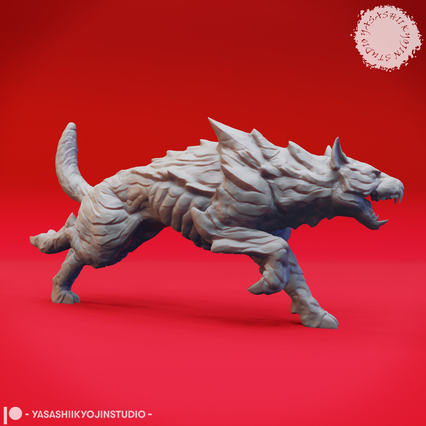 Hellhound Pack - Bundle - 3D Printed Minis for Tabletop Gaming, Dungeons and Dragons, Pathfinder, Kings of War and other RPG's
