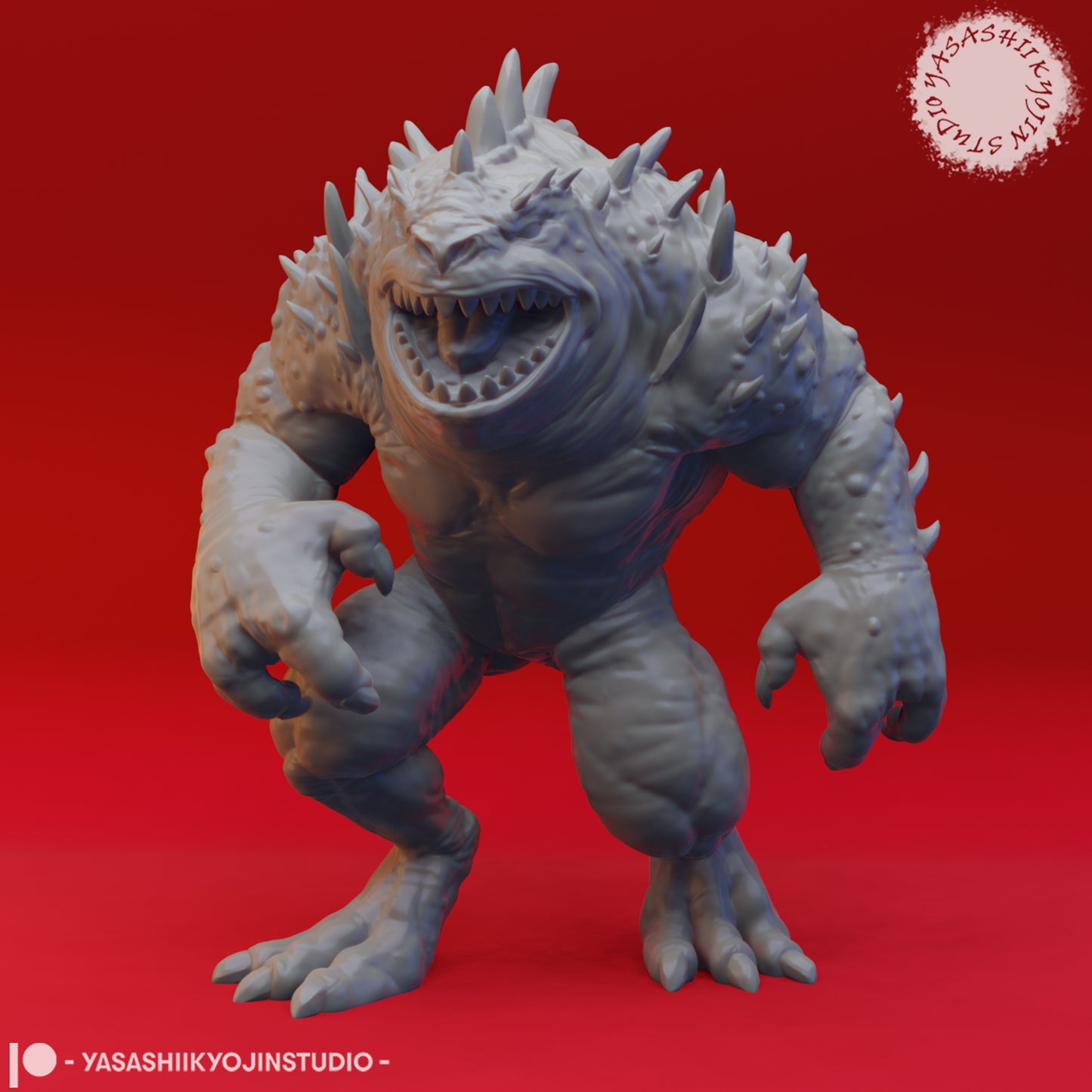 Hezrou - 3D Printed Mini for Tabletop Gaming, Dungeons and Dragons, Pathfinder, Kings of War and other RPG's