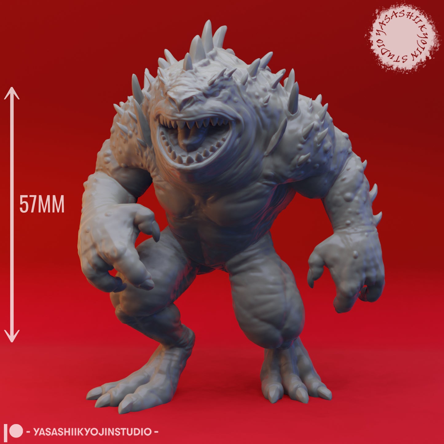 Hezrou - 3D Printed Mini for Tabletop Gaming, Dungeons and Dragons, Pathfinder, Kings of War and other RPG's