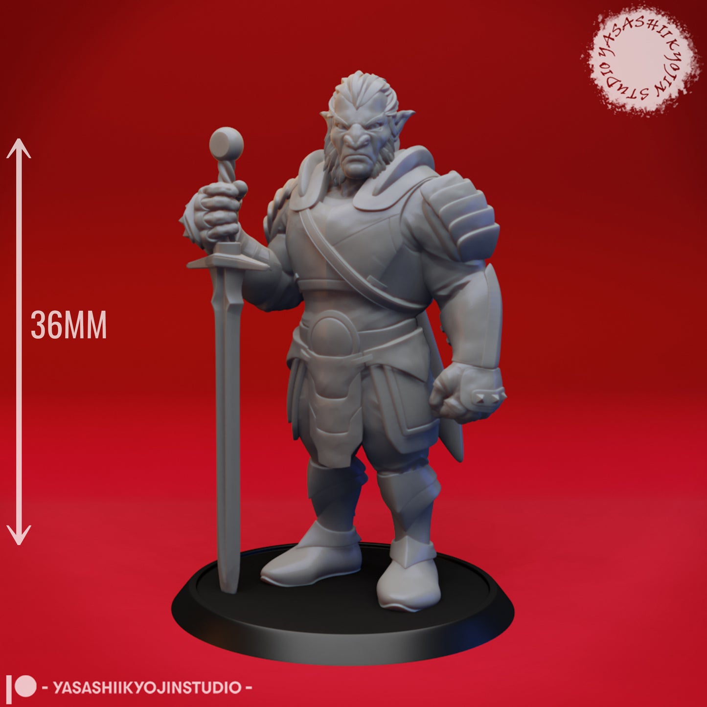 Hobgoblin - Guard - Tabletop Miniature (Pre-Supported STL)