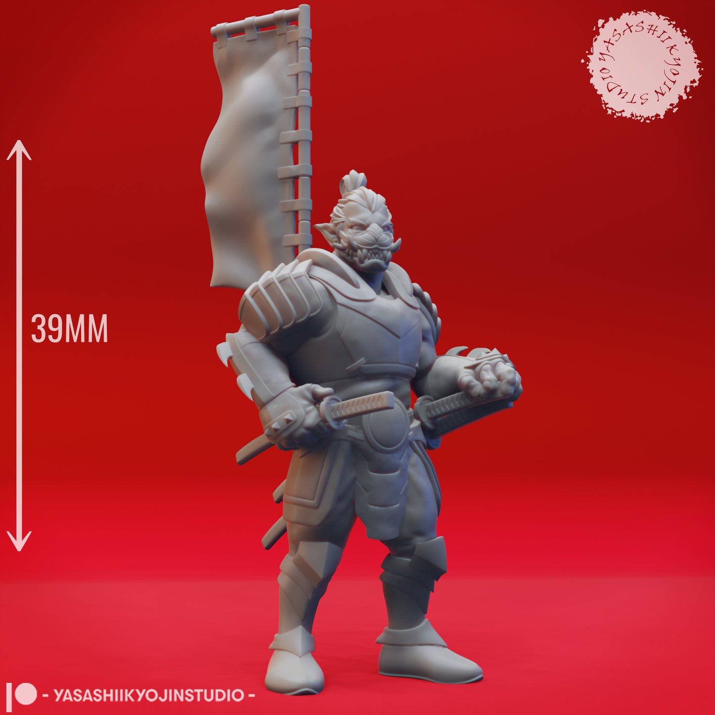 Hobgoblin - Captain - Tabletop Miniature (Pre-Supported STL)