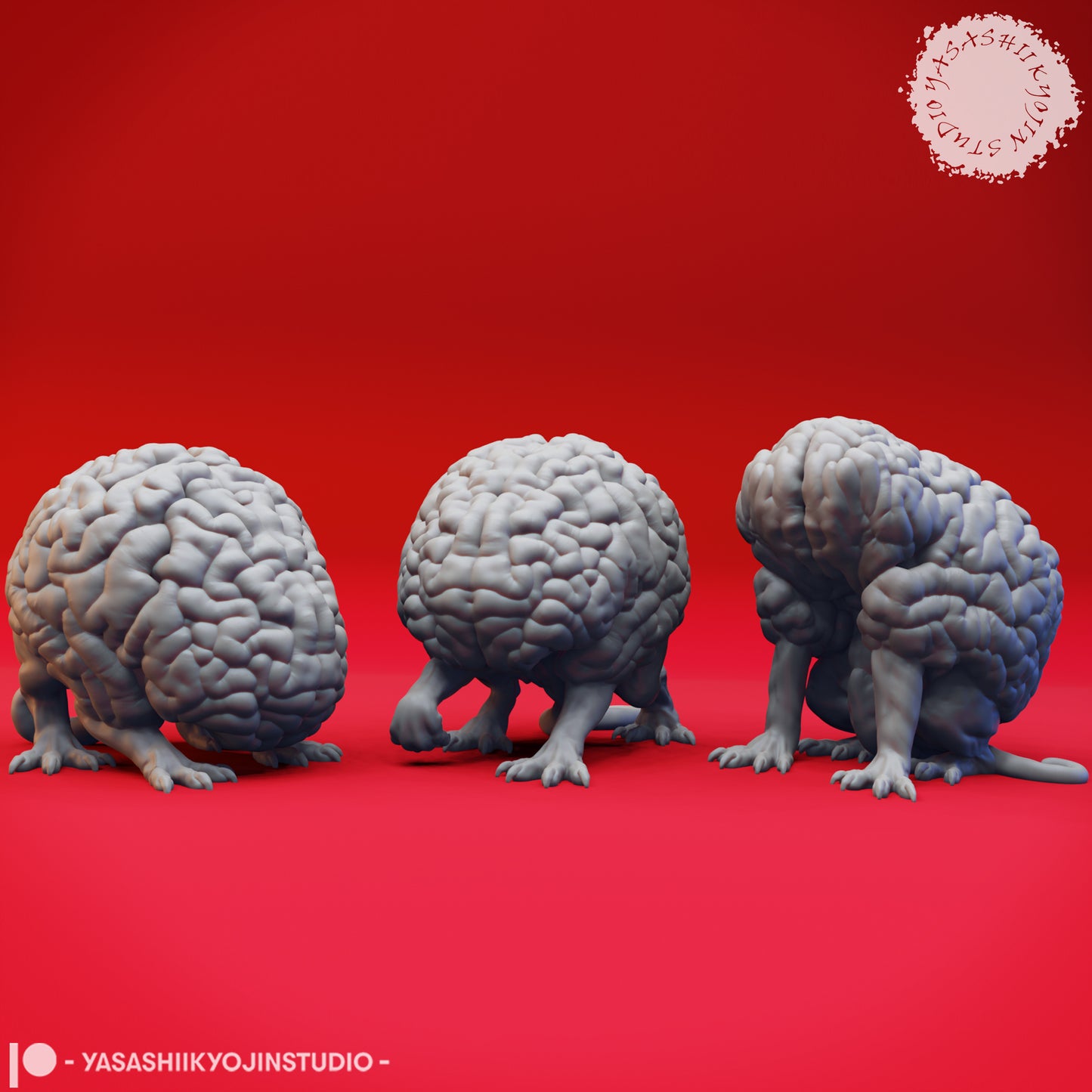 Intellect Devourers - Bundle - 3D Printed Mini for Tabletop Gaming, Dungeons and Dragons, Pathfinder, Kings of War and other RPG's