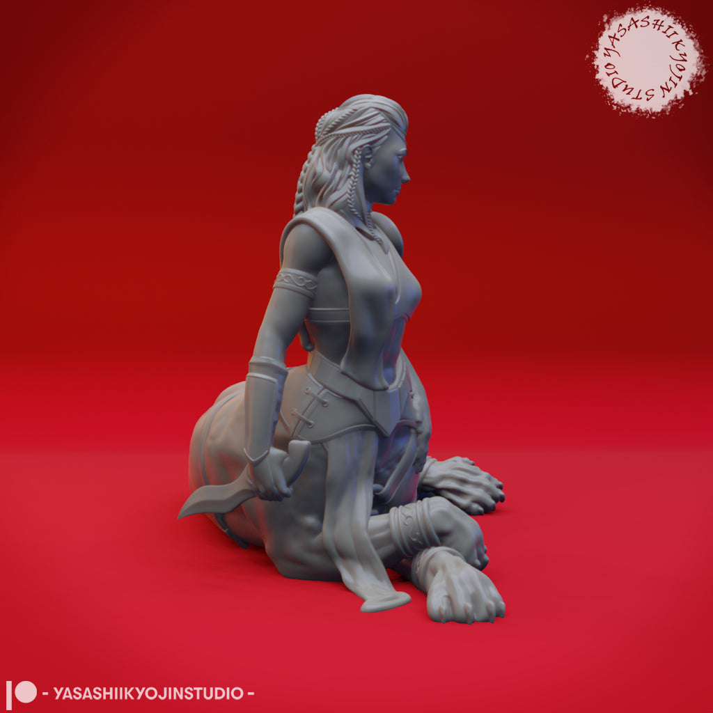 Lamia - 3D Printed Mini for Tabletop Gaming, Dungeons and Dragons, Pathfinder, Kings of War and other RPG's