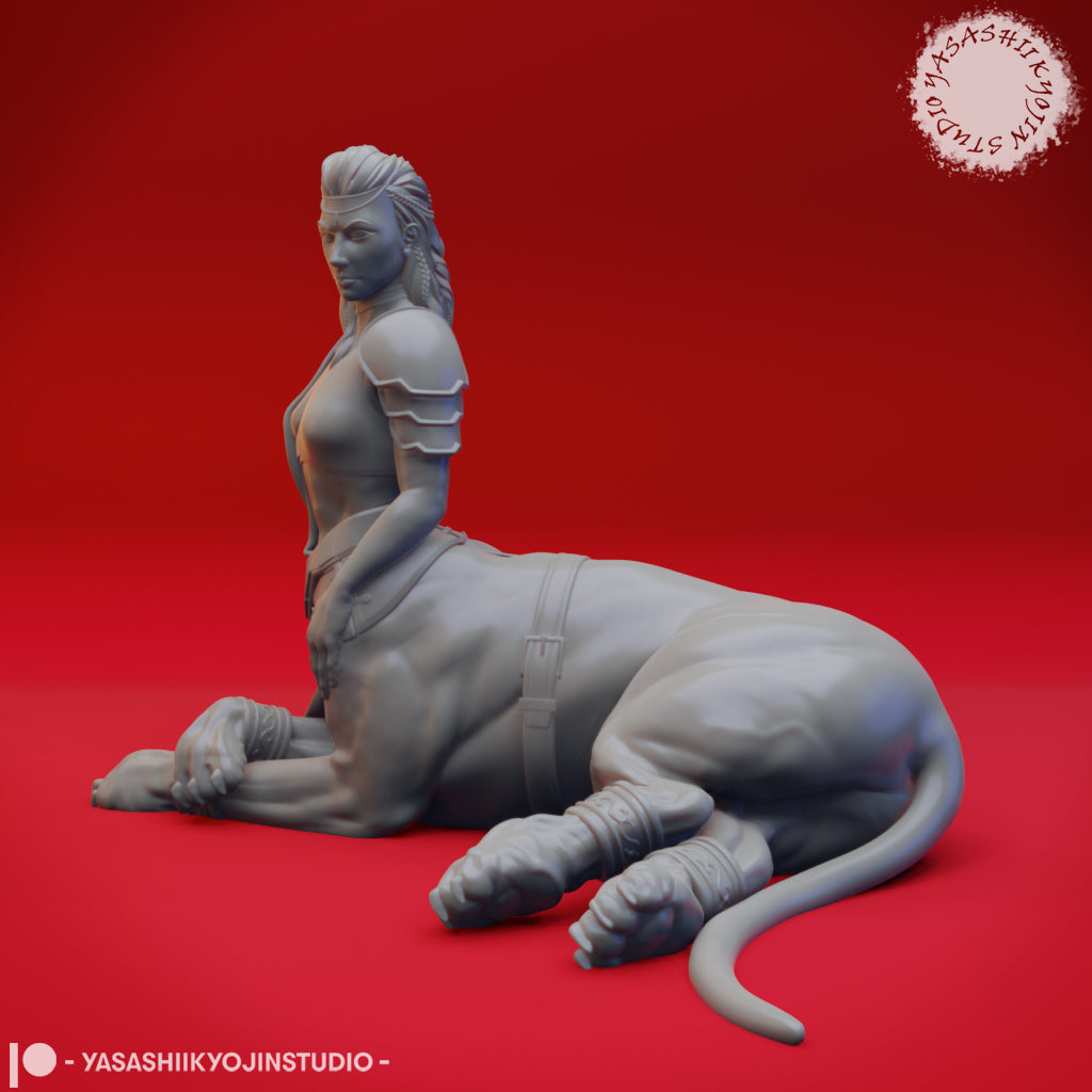 Lamia - 3D Printed Mini for Tabletop Gaming, Dungeons and Dragons, Pathfinder, Kings of War and other RPG's