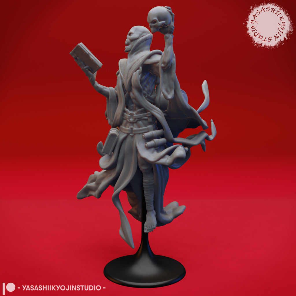 Lich - 3D Printed Mini for Tabletop Gaming, Dungeons and Dragons, Pathfinder, Kings of War and other RPG's