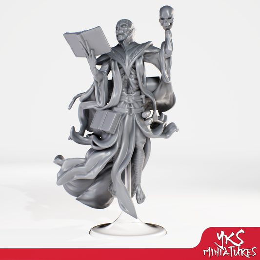 Lich - 3D Printed Mini for Tabletop Gaming, Dungeons and Dragons, Pathfinder, Kings of War and other RPG's
