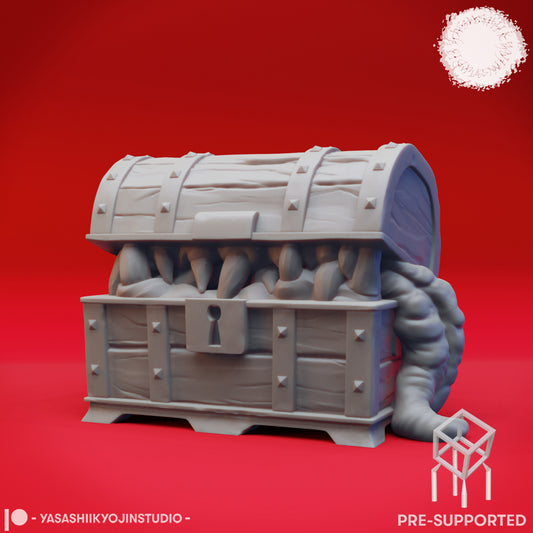 Mimic - Peaking - Tabletop Miniature (Pre-Supported STL)