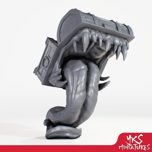 Mimic - Lunging - 3D Printed Mini for Tabletop Gaming, Dungeons and Dragons, Pathfinder, Kings of War and other RPG's