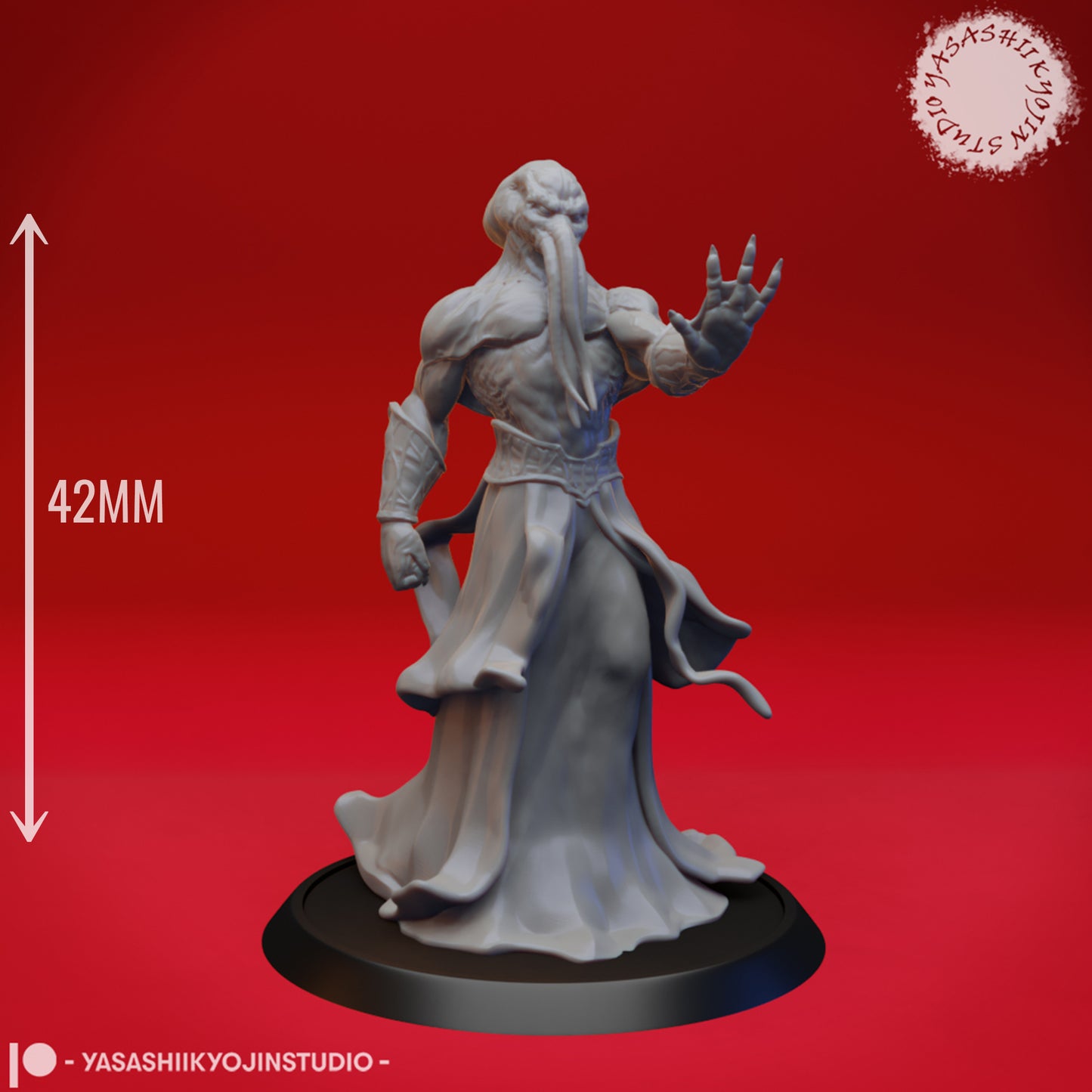Mind flayer Warband - Bundle - 3D Printed Minis for Tabletop Gaming, Dungeons and Dragons, Pathfinder, Kings of War and other RPG's
