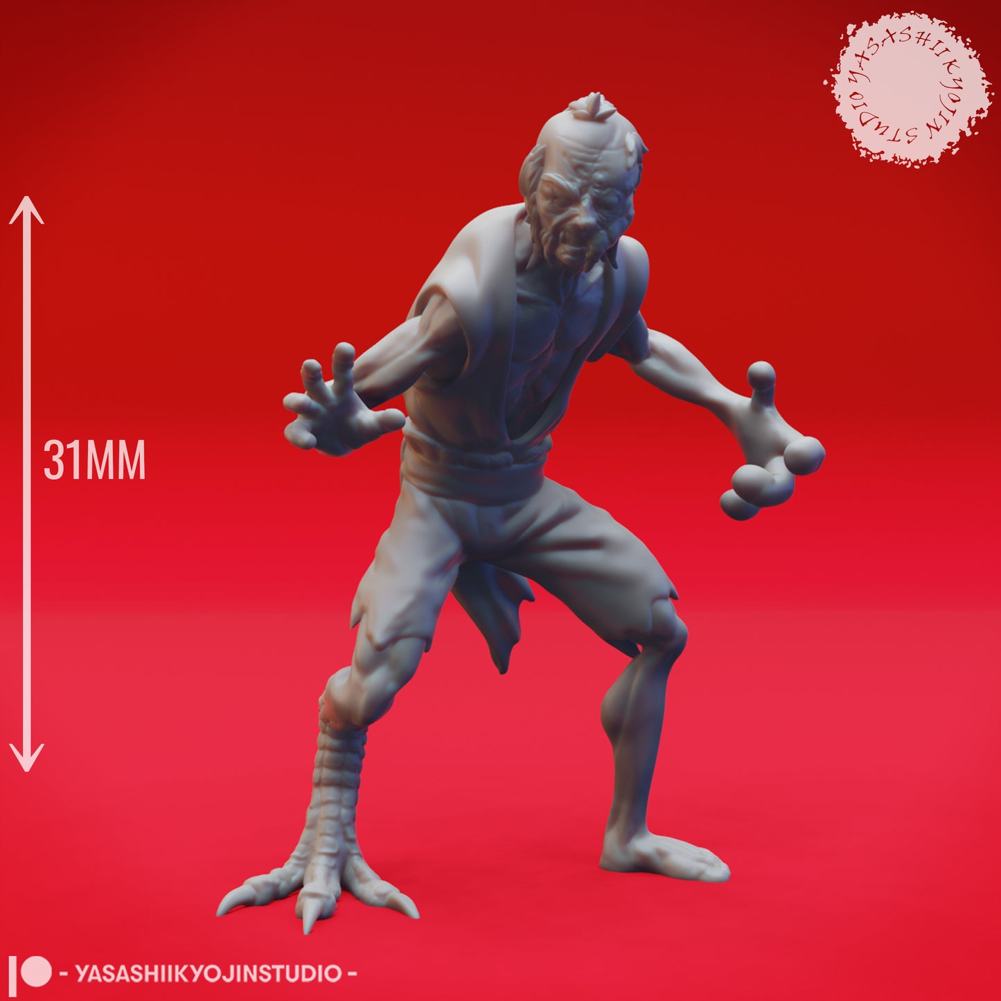 Mongrelfolk - The Belviews - Agro - Bundle - 3D Printed Mini for Tabletop Gaming, Dungeons and Dragons, Pathfinder, Kings of War and other RPG's