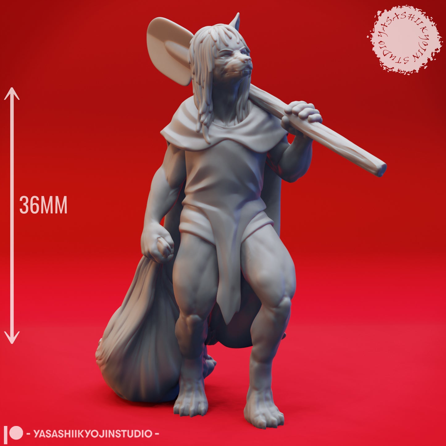 Mongrelfolk - The Belviews - Bundle - 3D Printed Mini for Tabletop Gaming, Dungeons and Dragons, Pathfinder, Kings of War and other RPG's