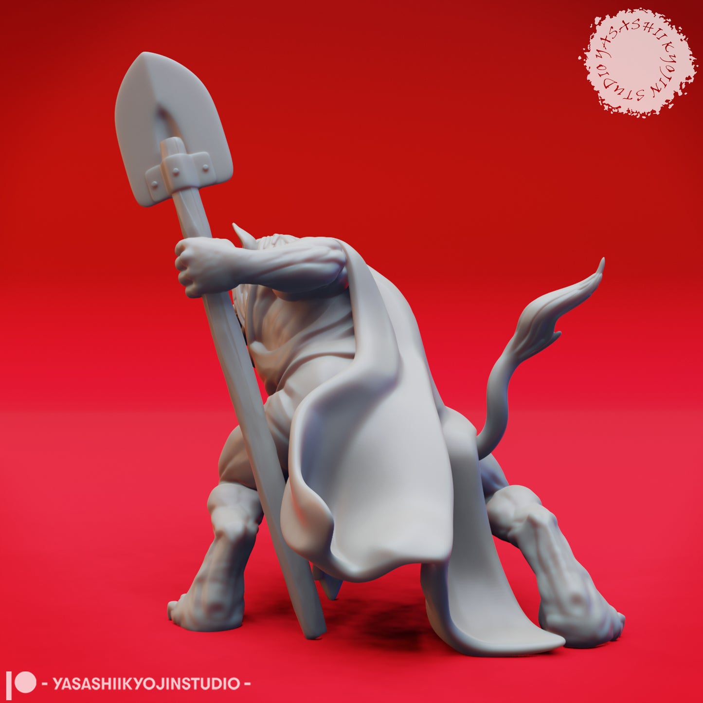 Mongrelfolk - Otto - Tabletop Miniature (Pre-Supported STL)