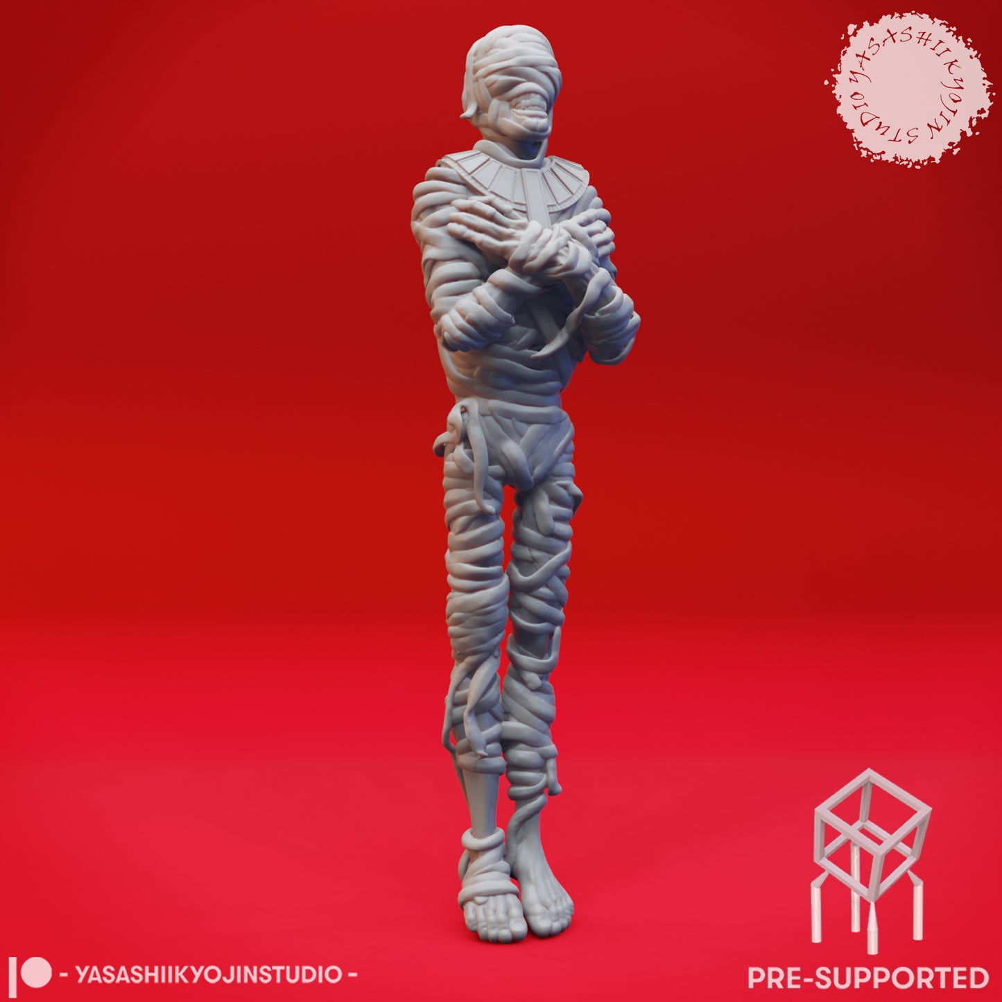 Tomb of Mummies - Tabletop Miniatures (Pre-Supported STL)