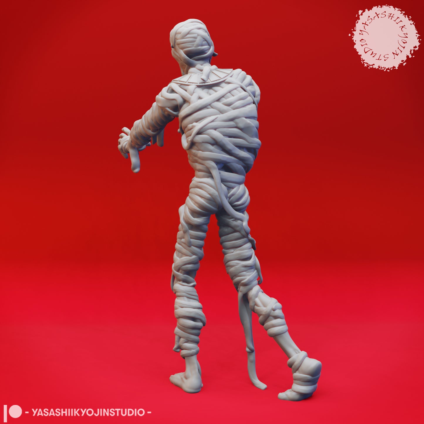 Mummy - Shuffling - Tabletop Miniature (Pre-Supported STL)