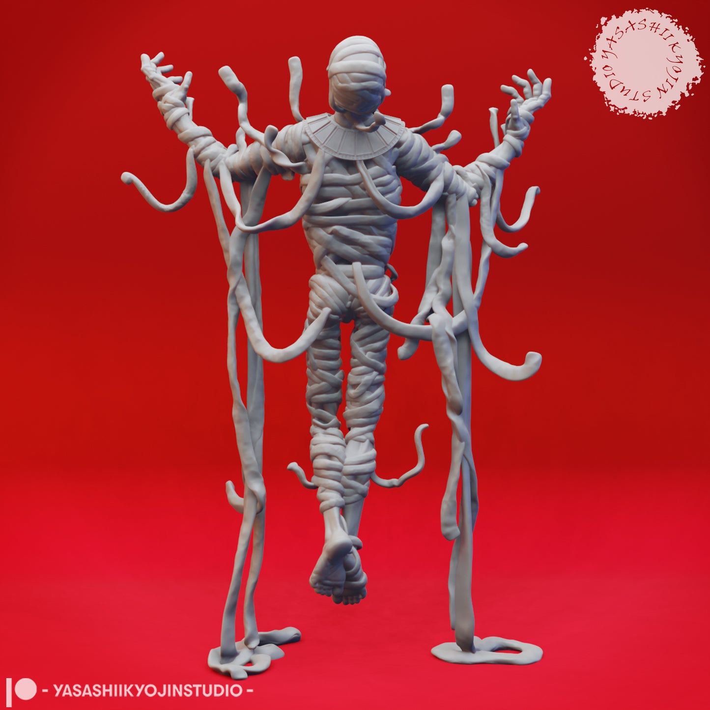 Mummy - Rising - Tabletop Miniature (Pre-Supported STL)