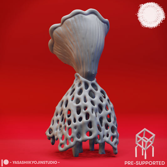 Myconid - Veiled - Tabletop Miniature (Pre-Supported STL)